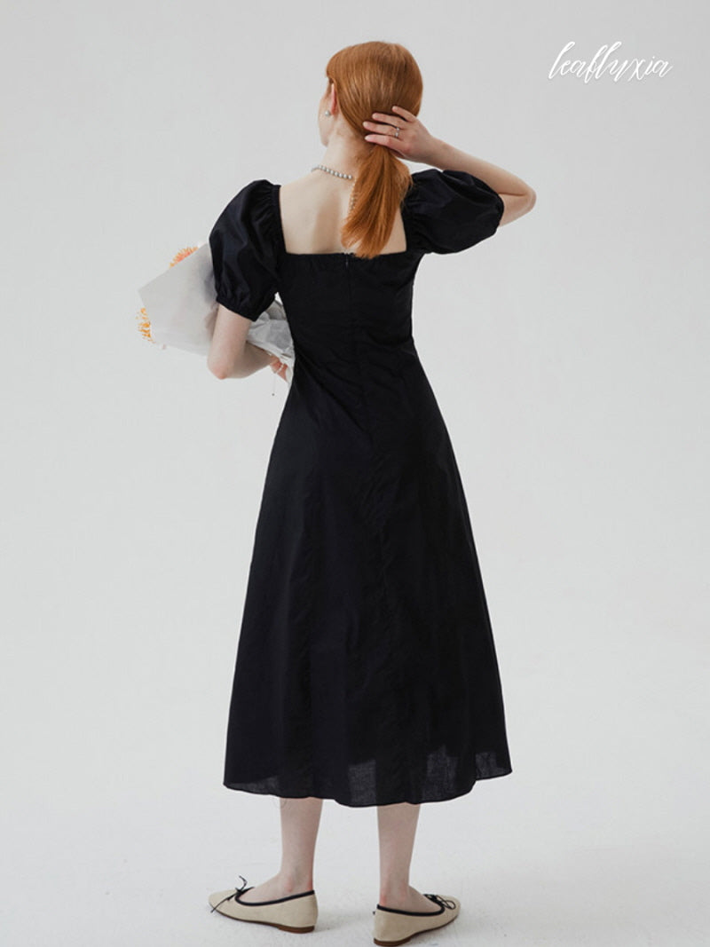 Black Swan Slit Dress