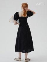 Black Swan Slit Dress