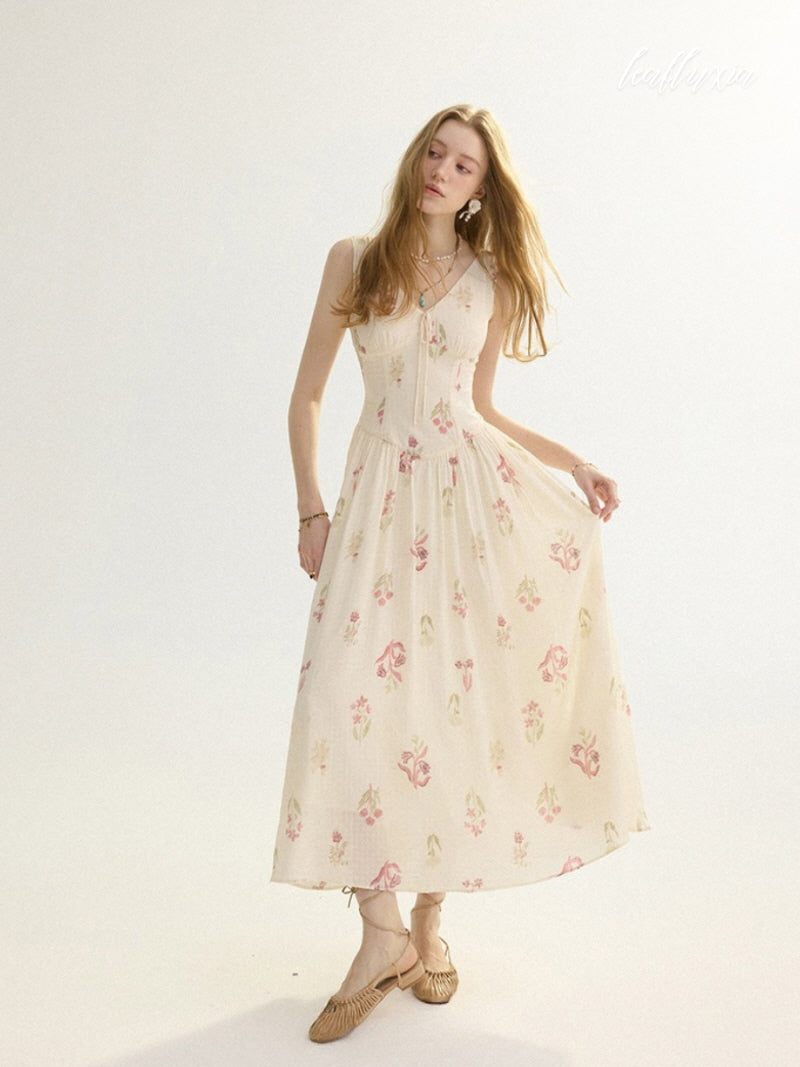 Petal Whisper Garden Dress