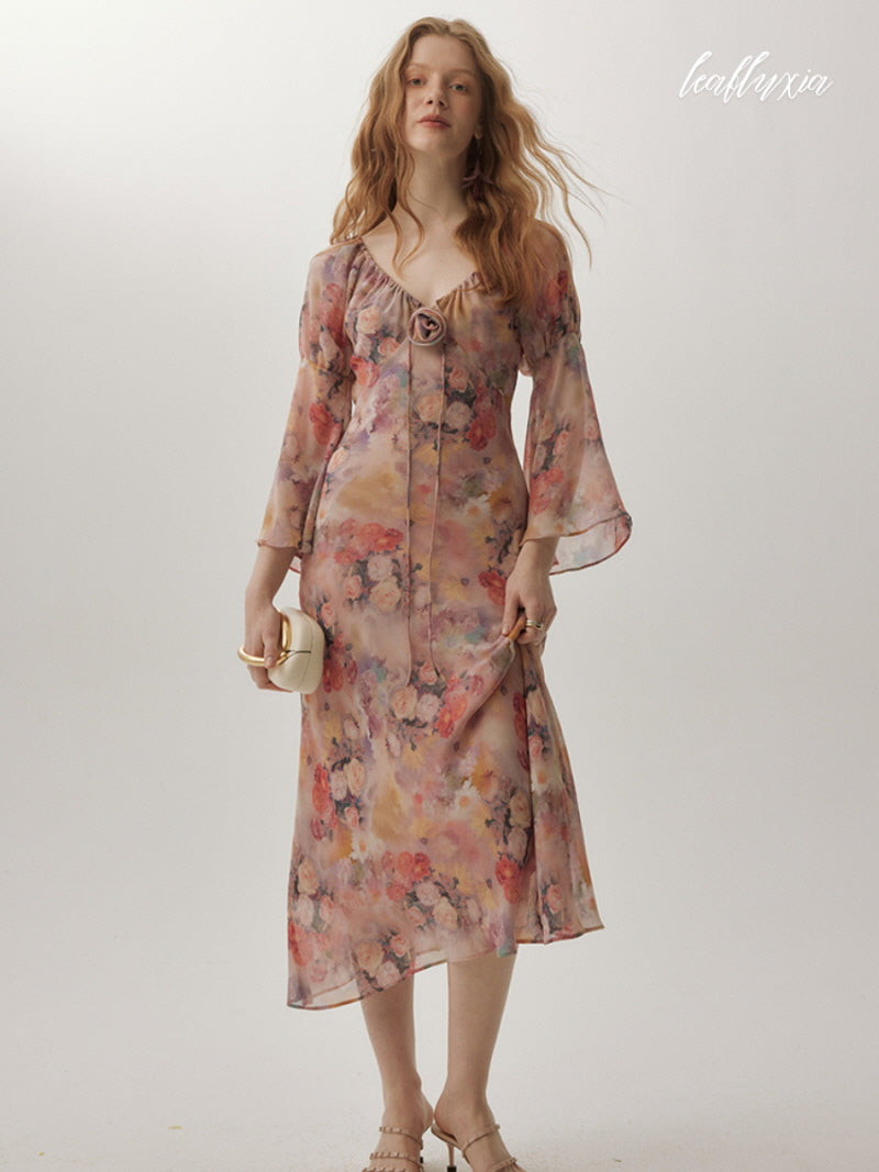 Dusky Petal Dress