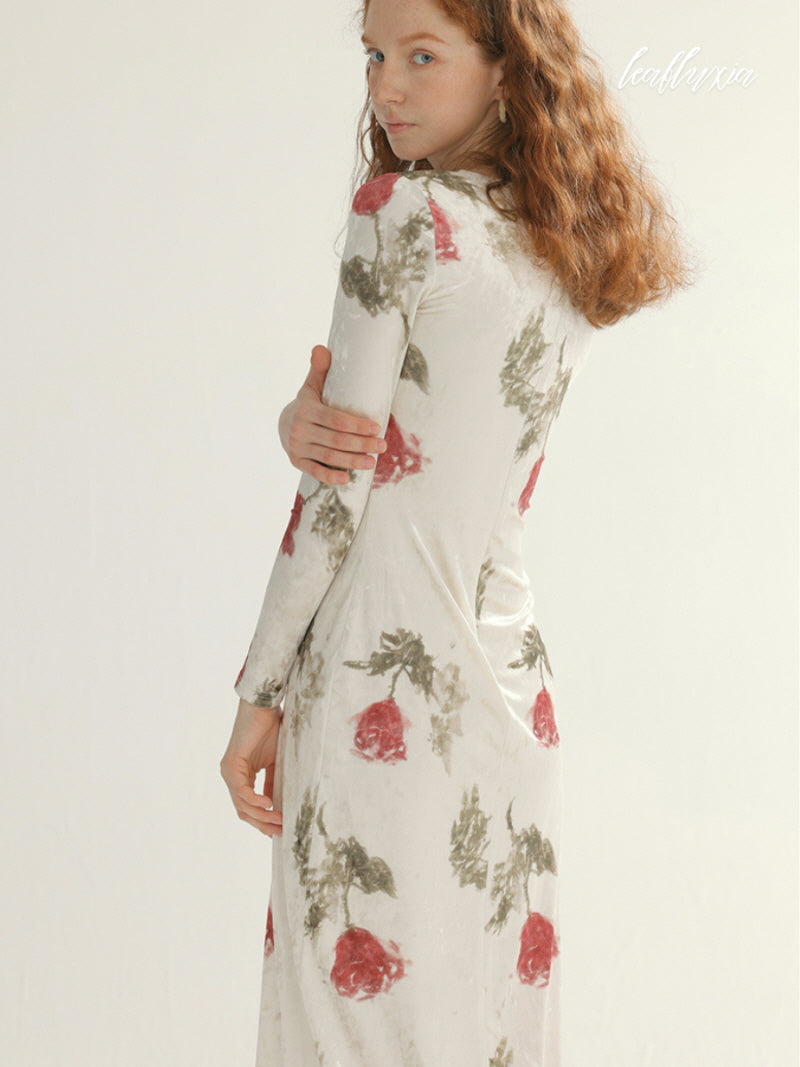 Rose & Beauty Midi Dress