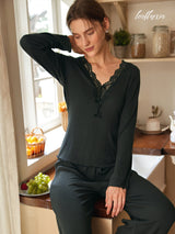 Midnight Lace Lounge Set