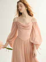 Soft Coral Grace Dress