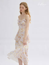 Aurora Bloom Ruffle Dress