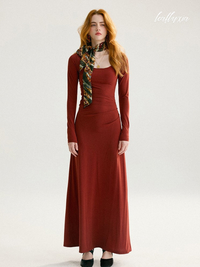 Terracotta Muse Dress