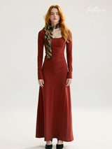 Terracotta Muse Dress