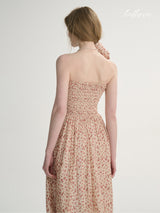 Wild Rose Smocked Maxi Dress