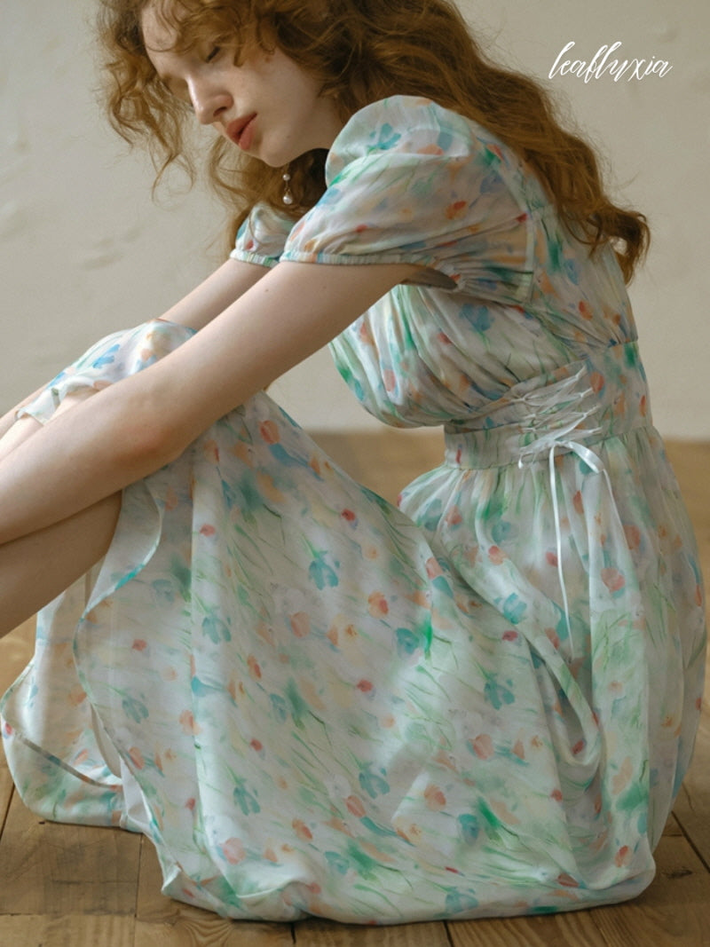 Soft Breeze Floral Dress