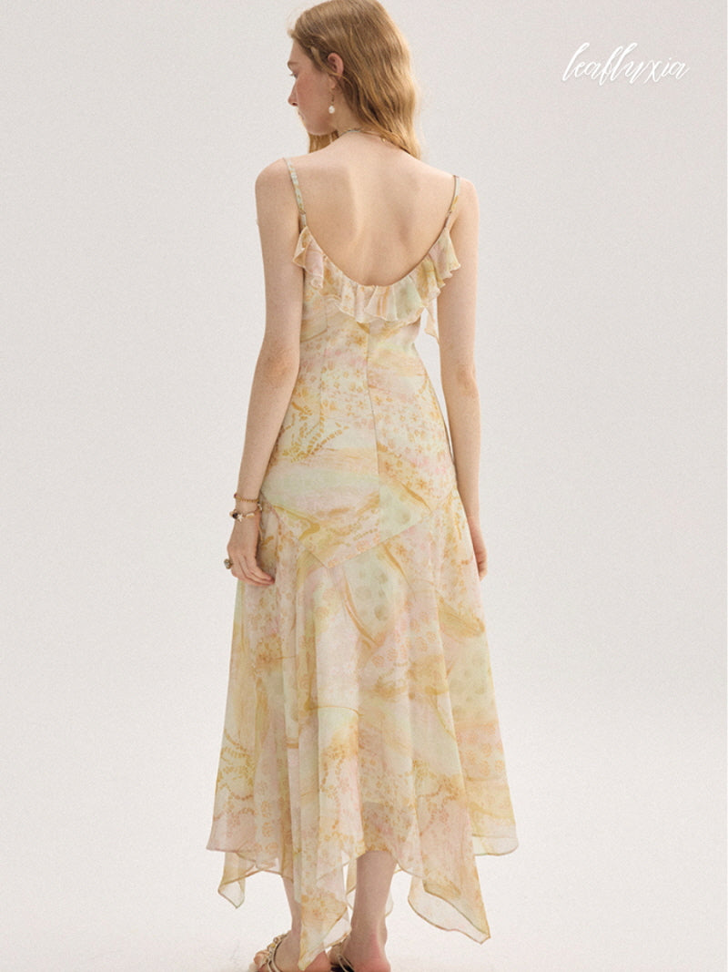 Aurora Blossom Whisper Dress