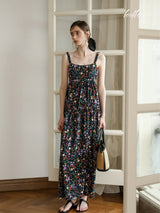 Ethereal Floral Lounge Dress