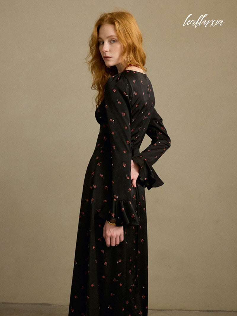 Midnight Rose Whisper Dress