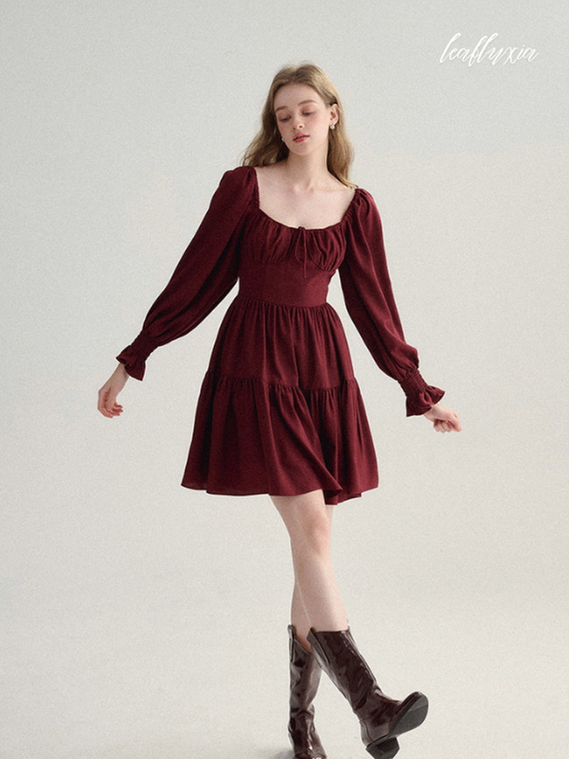 Bordeaux Muse Dress