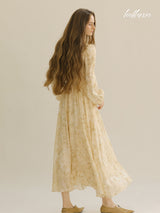 Sunlit Blossom Gown Dress