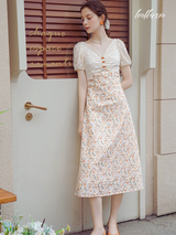 Spring Melody Puff Dress