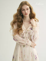 Violet Whisper Garden Dress