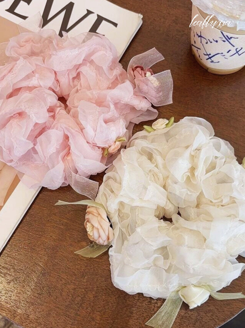 Roselight Bloom Scrunchie