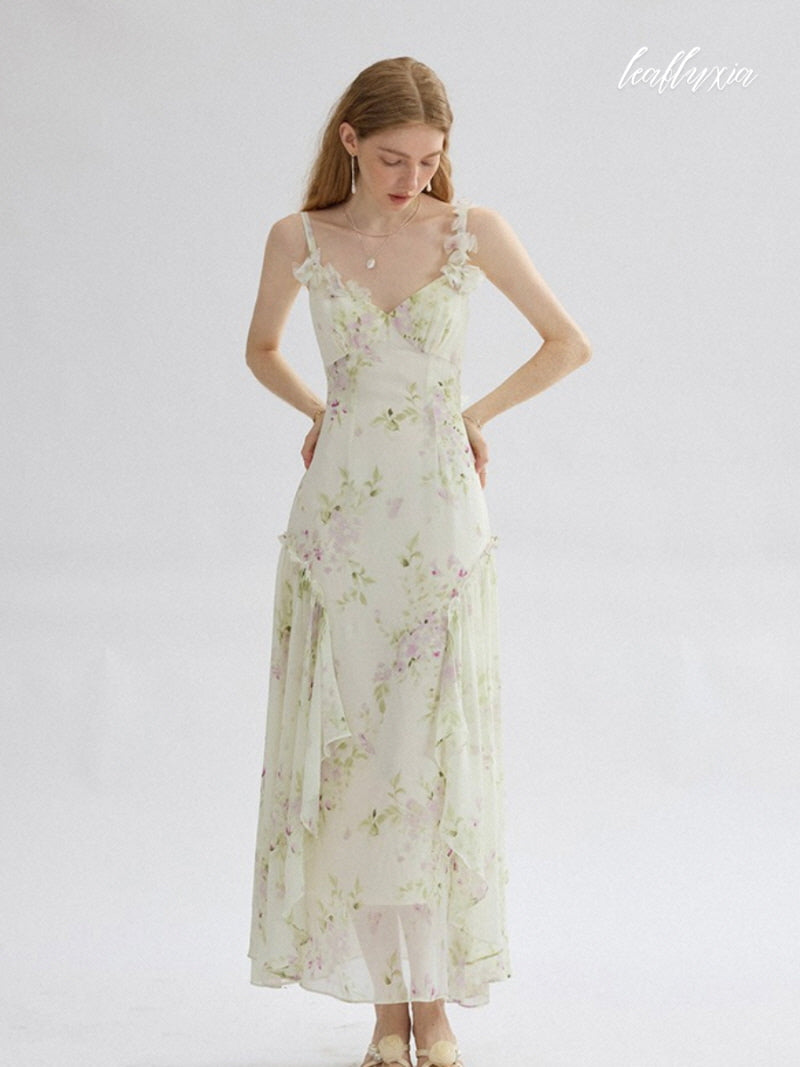 Whispering Mint Blossom Dress