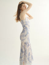 Blue Blossom Mermaid Dress