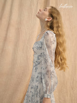Frosted Petal Grace Dress
