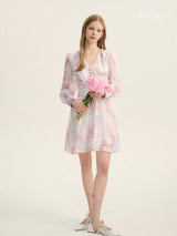 Blush Petal Mini Dress