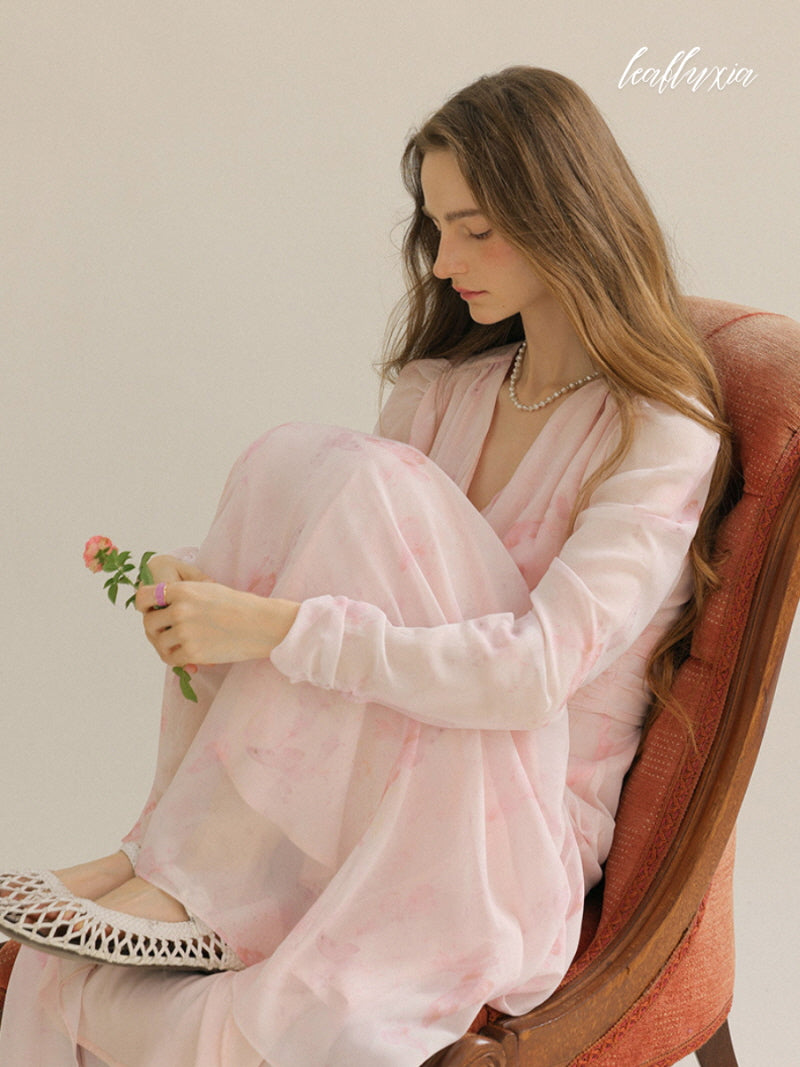 Petal Whisper Maxi Dress