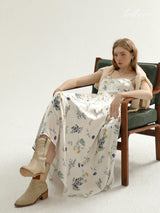 Spring Meadow Floral Dress