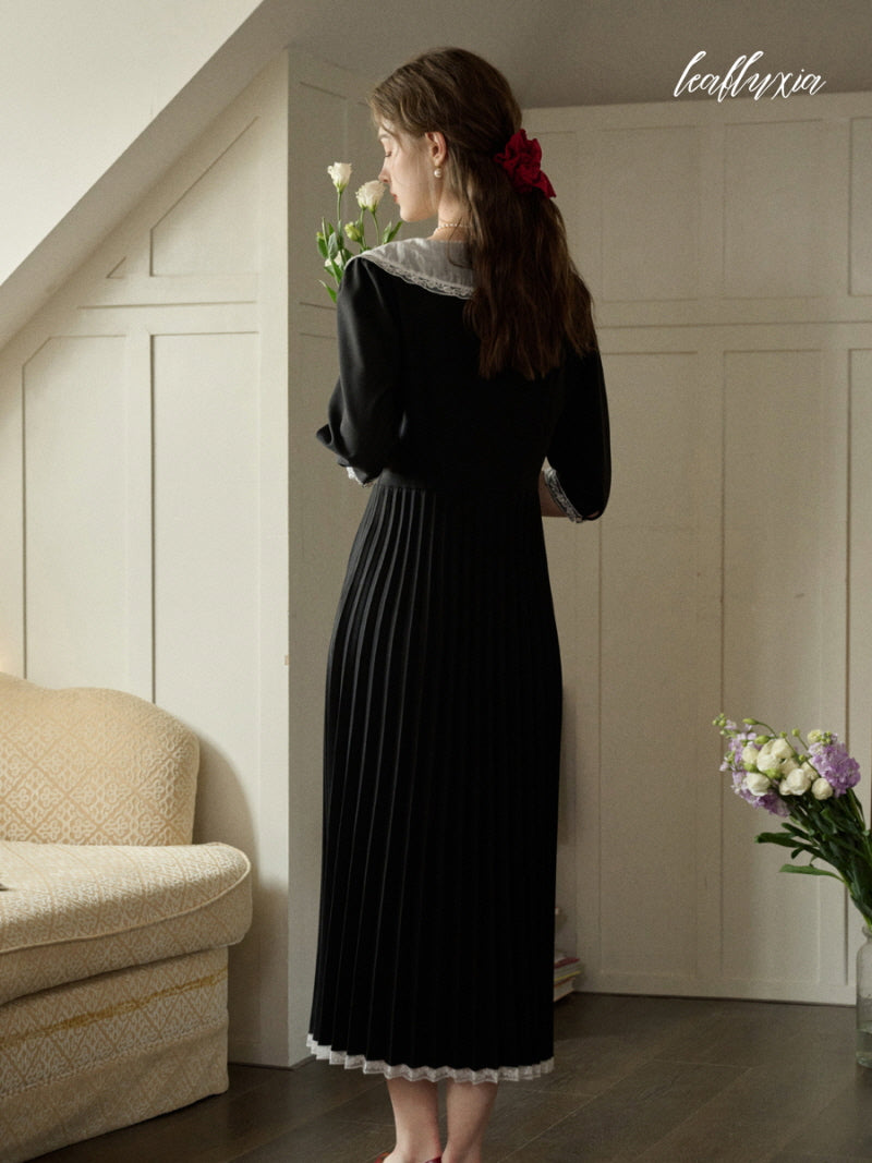 Timeless Elegance Pleated Dress
