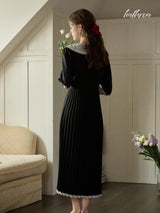 Timeless Elegance Pleated Dress