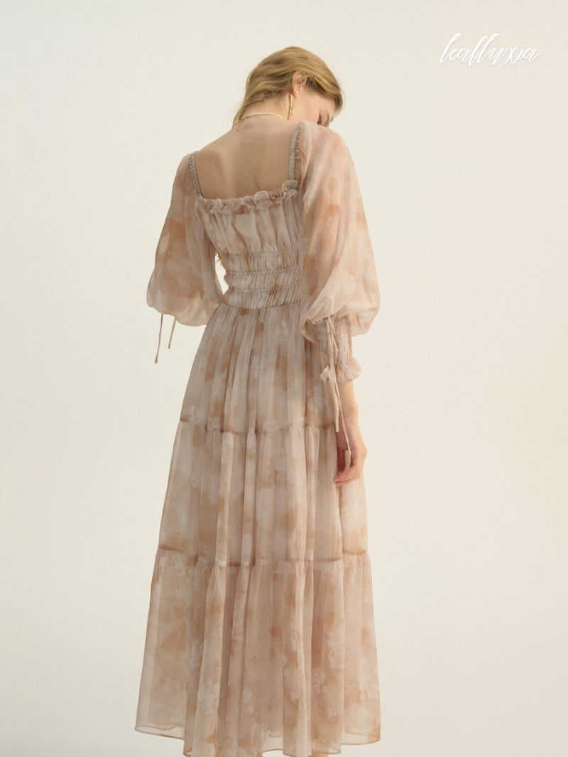 Whispering Breeze Chiffon Dress