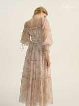 Whispering Breeze Chiffon Dress