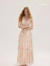 Petal Cascade Dress