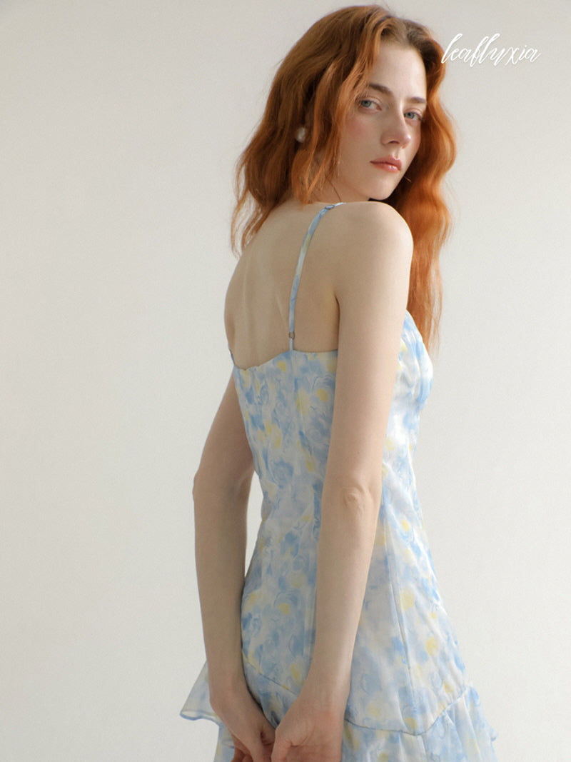Ocean Bloom Maxi Dress