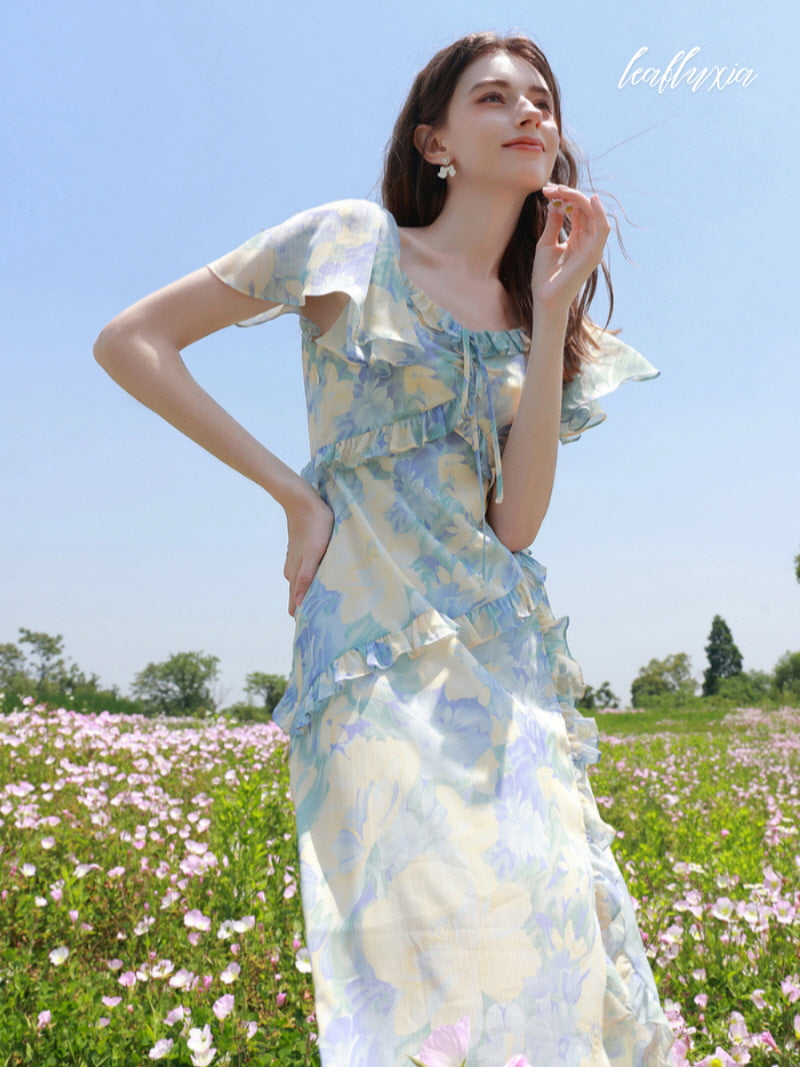 Morning Mist Petal Dress