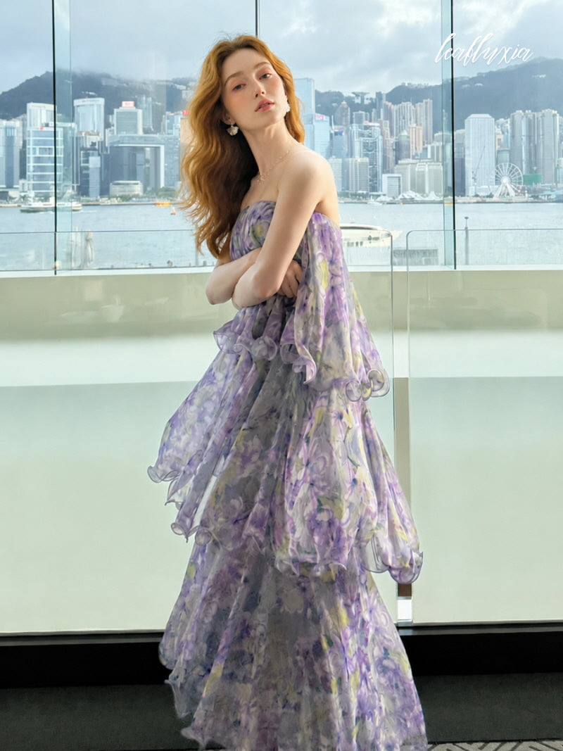 Lavender Veil Reverie Dress