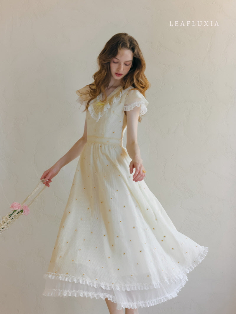 Petal Lace Reverie Dress