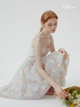 Misty Blossom High-Low Dress