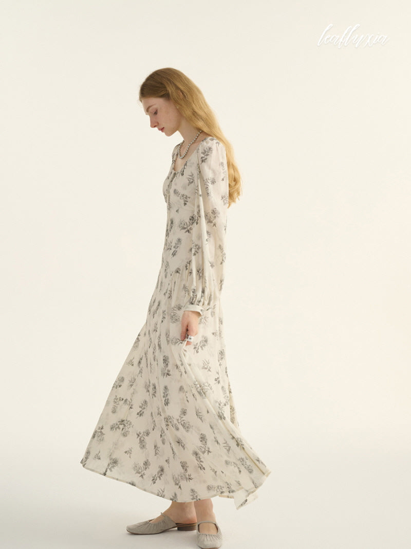 Moonlit Garden Elegance Dress