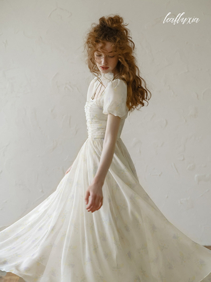 Ethereal Silk Waltz Dress