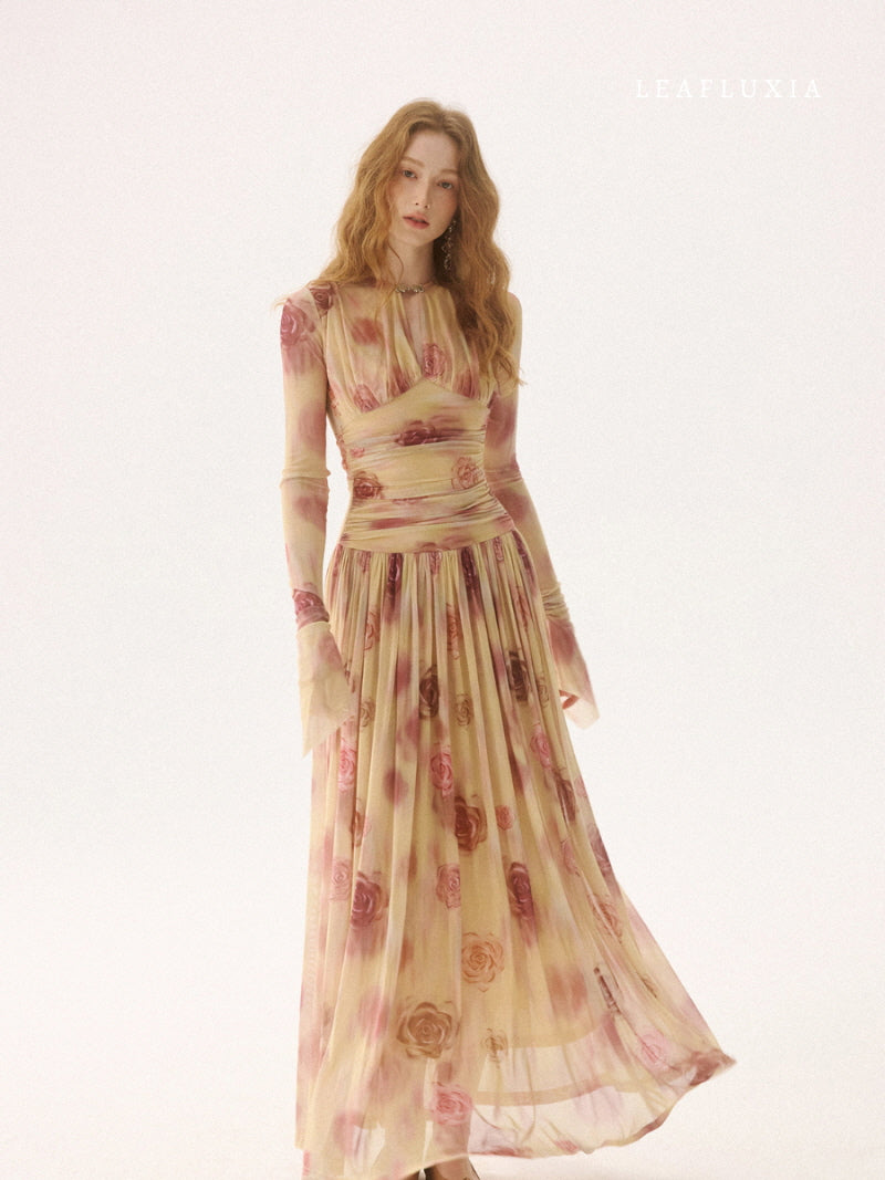 Golden Rose Reverie Dress