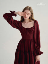 Bordeaux Muse Dress