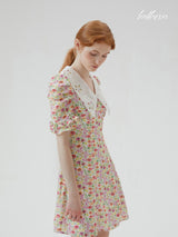 Vintage Garden Collar Dress
