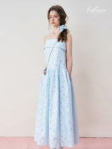 Icy Petal Camisole Dress