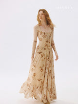 Sepia Wildflower Dress