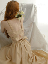 Golden Sand A-Line Dress