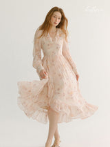 Rosewater Ruffle Dress