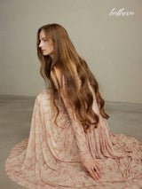 Ethereal Rose Dusk Dress