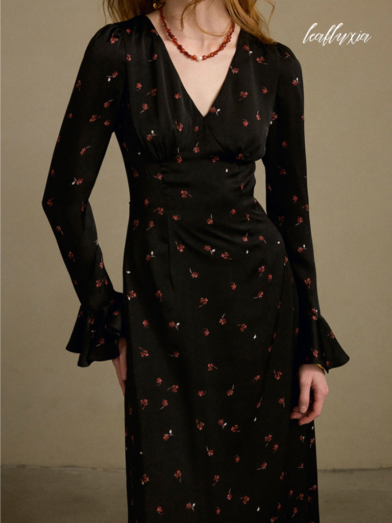 Midnight Rose Whisper Dress