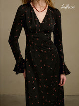 Midnight Rose Whisper Dress