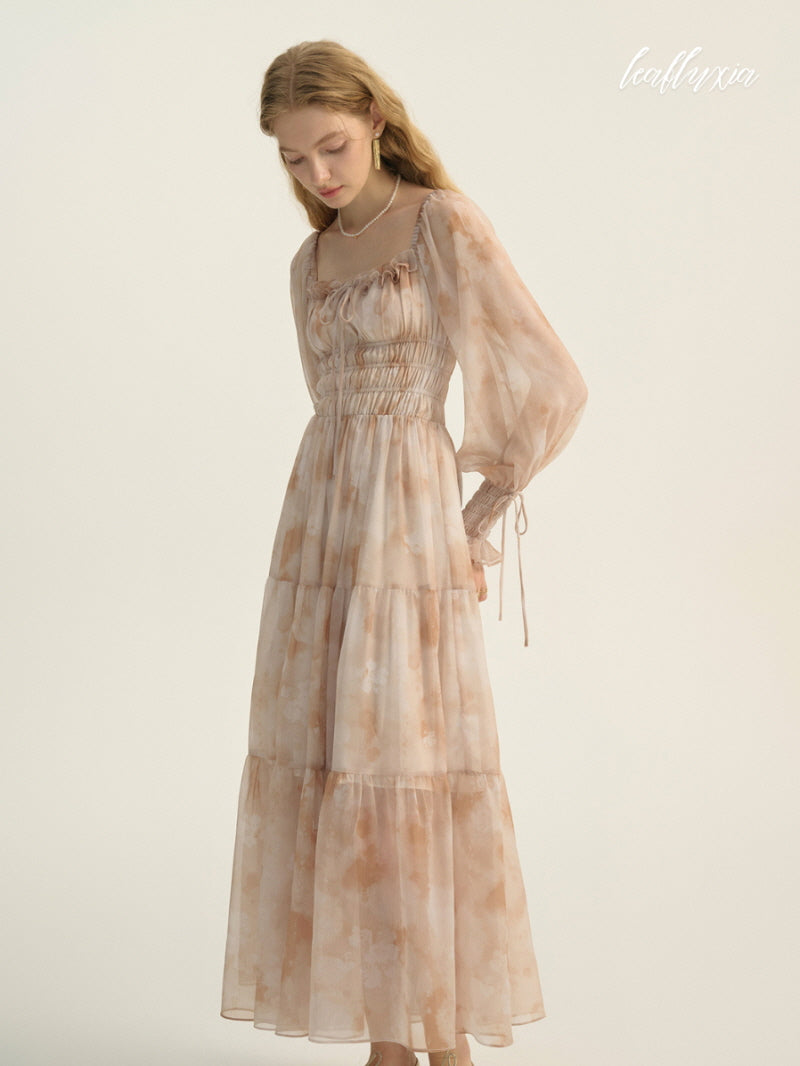 Whispering Breeze Chiffon Dress