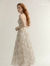 Pure Rose Veil Dress